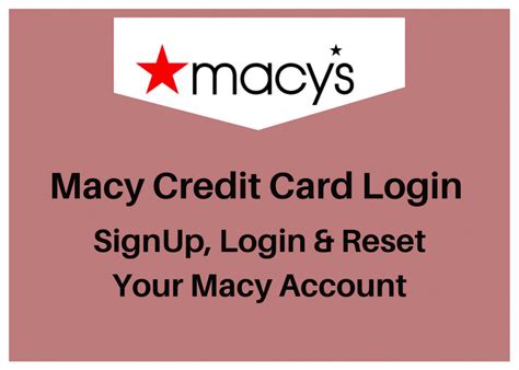 macy's credit card|macy your accounts login.